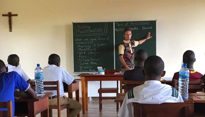 Leading a life skills breakout session during a student conference.